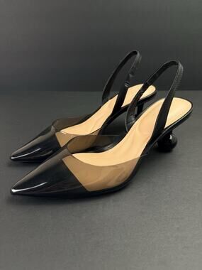 I.N.C. Gylina Women’s 7 Black Halter Strap Ball Heel Pumps New With Box